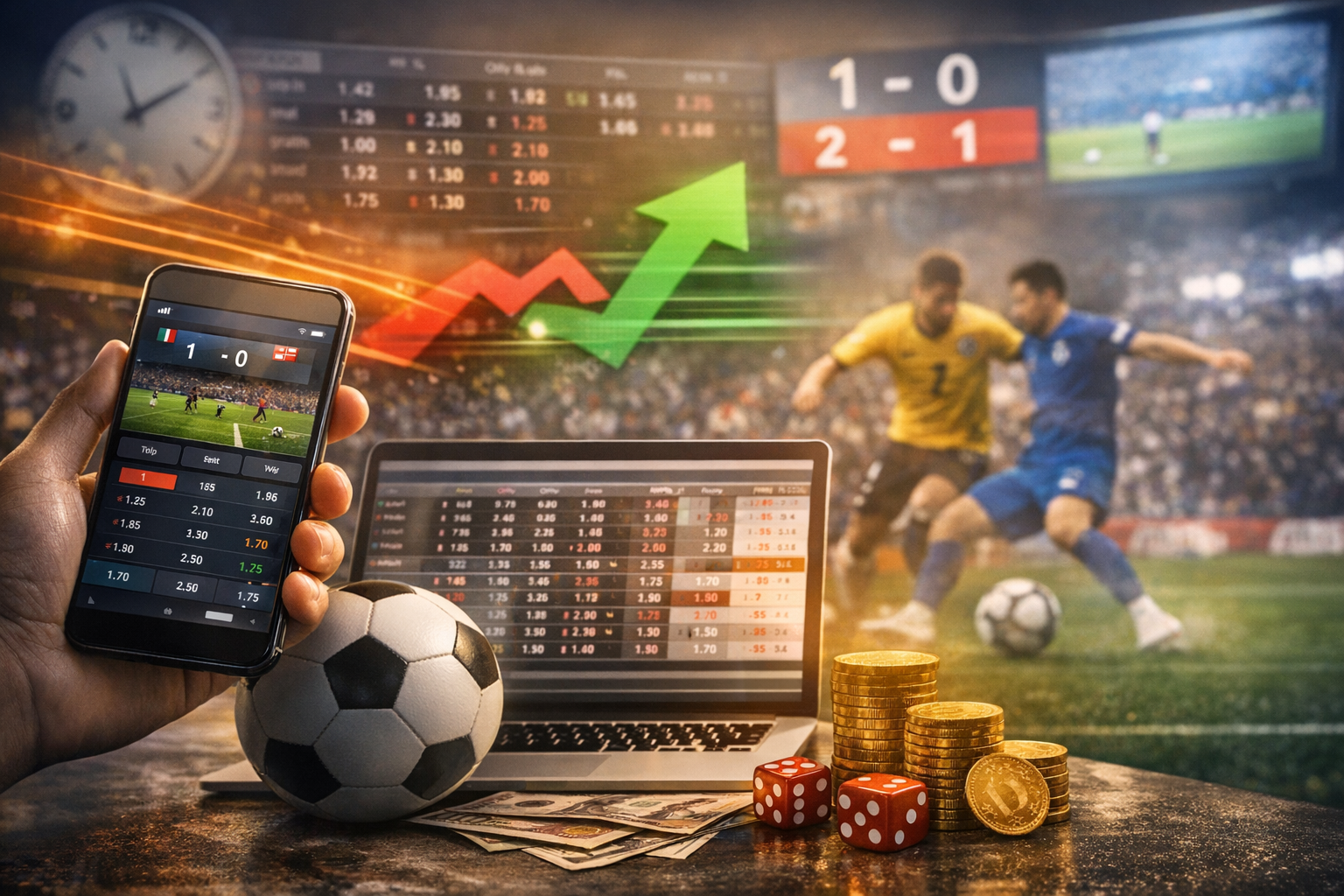 Cược thể thao trực tuyến sôi động