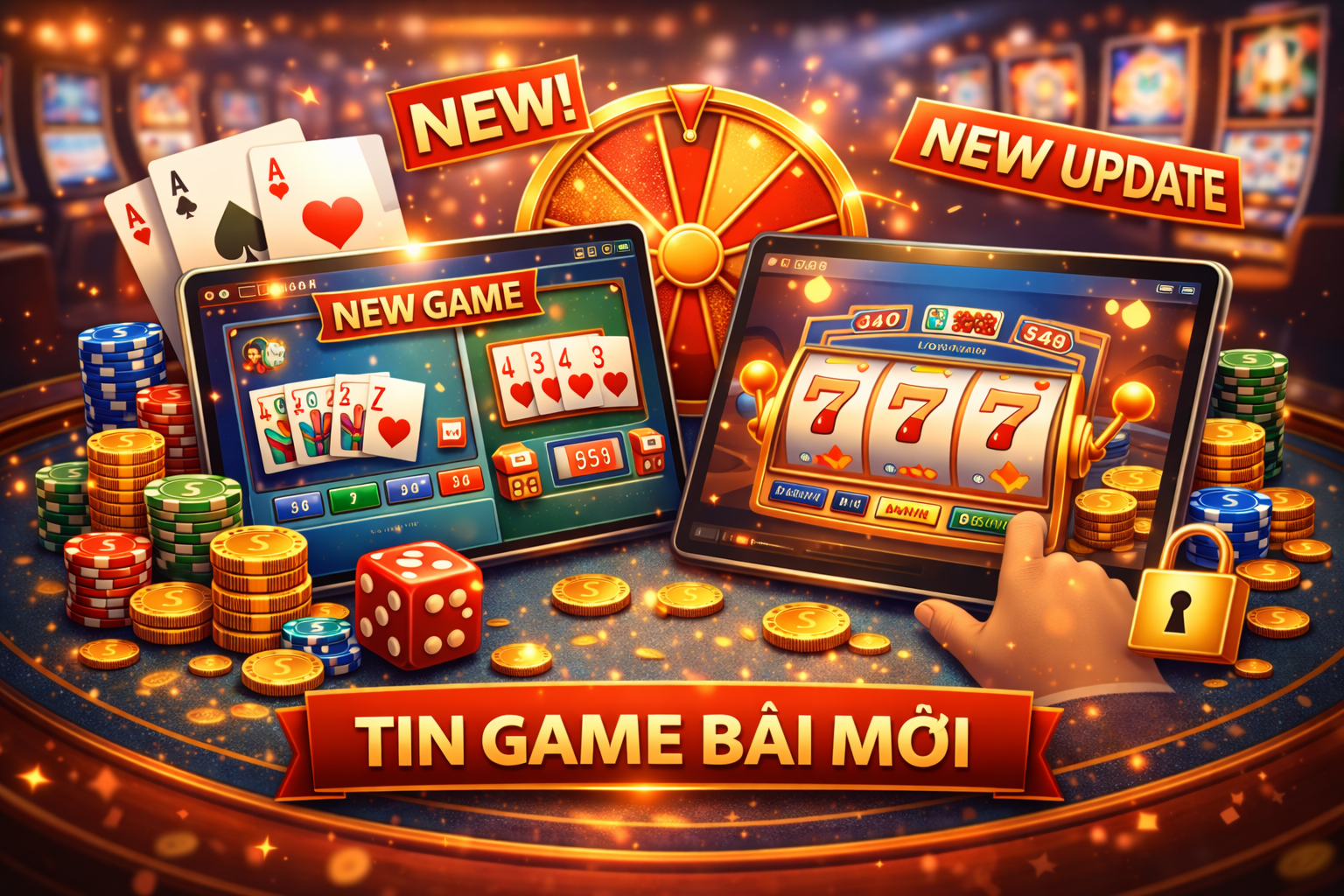 Cập nhật game bài mới tại casino
