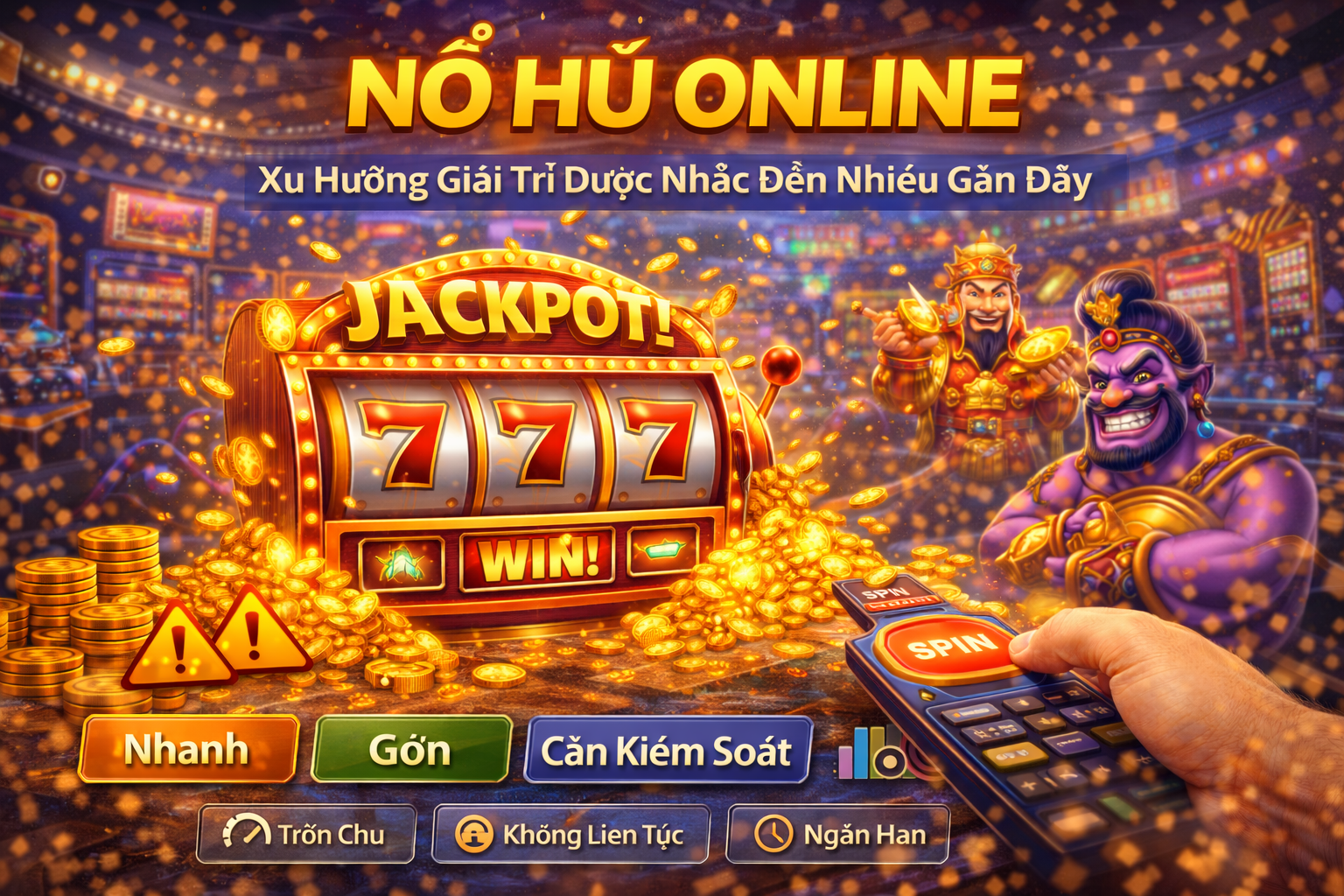 Giải thưởng jackpot trên máy xèng