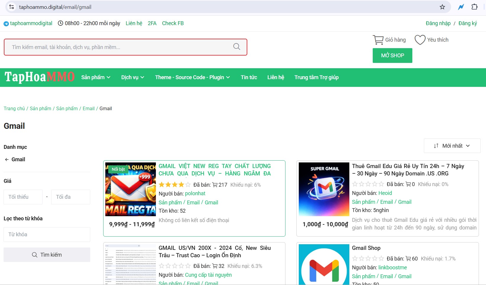 Review Taphoammo: Nền tảng giao dịch sản phẩm số có đáng để người làm MMO quan tâm?